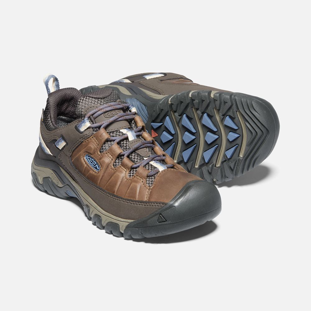 Zapatos de Seguridad Keen Mexico Marrom - Mujer Targhee Iii Waterproof - RK8312947